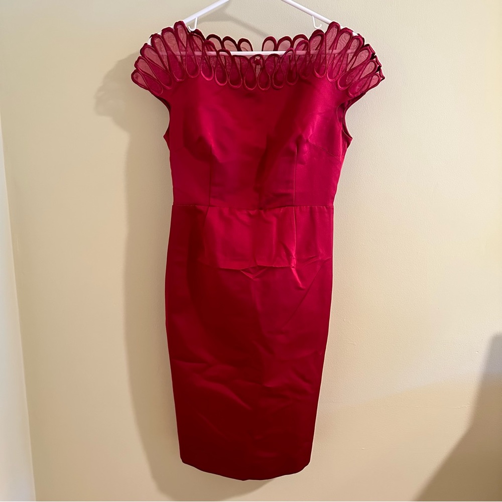 Christian Dior silk midi dress